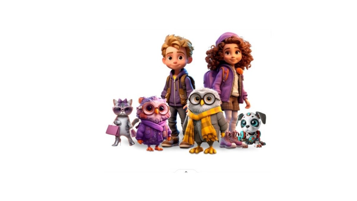 Personagens da coruja-academy